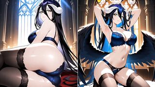 Albedo: The insatiable succubus of Nazarick ignites her dirty fantasies