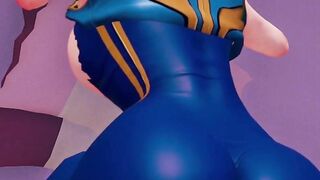 Chun Li leaves Fortnite for some fun in doggy pov