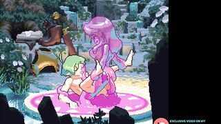 Futanari Pixel Slime Girl Hot Fucking Femboy And Getting Creampie | Best Futa Porn 4k 60fps