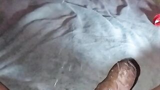 Slow motion squirting on the Dick