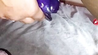 Slow motion squirting on the Dick