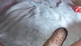 Slow motion squirting on the Dick