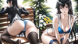 Yukino Yukinoshita melts the ice: how the strict honor student became a sexy slut