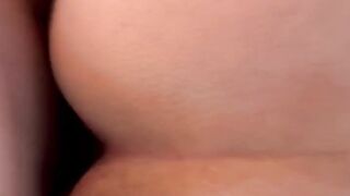 Husband fucking me hard from behind after giving me fisting orgasm