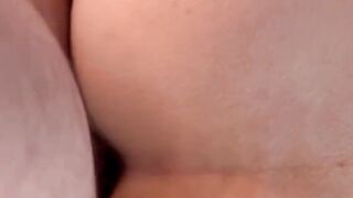 Husband fucking me hard from behind after giving me fisting orgasm