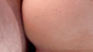 Husband fucking me hard from behind after giving me fisting orgasm