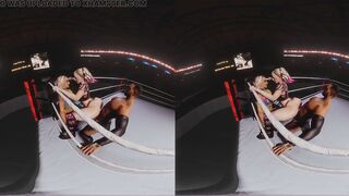 WWE Alexa Bliss having flying fuck with Liv Morgan and Finn Bannor