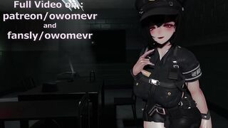 Horny Futa Police Officer Interrogates You With Her Superior Girlcock