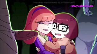 Daphne & Velma Massive Monster Gangbang - Cartoon Porn Parody