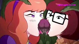 Daphne & Velma Massive Monster Gangbang - Cartoon Porn Parody