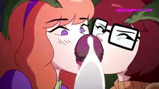 Daphne & Velma Massive Monster Gangbang - Cartoon Porn Parody