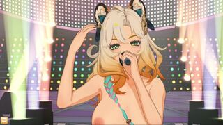 Xilonen Naked Idol Show (Genshin Impact)