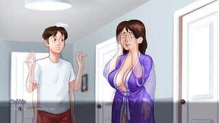 Debbie Realise Her Step Son Has huge Dick Sex Scenes Summertime Saga