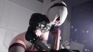 [HMV] 2B NIER AUTOMATA-noob pasando