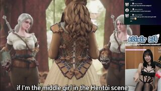 The Witcher Hentai. Ana Henrietta vs 2x Futa Ciri.