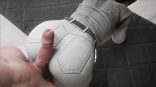 Madruga3d Big White Ass Double Penetrated by Two Massive Black Cocks - Intense Anal, Riding, Gaping Pussy & Ass, Cum Shower