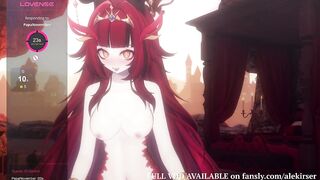 Anime Girl Cums Hard After Edging On Stream... | Cam Girl VTUBER | Alekirser