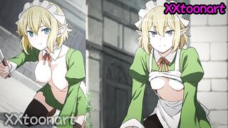 Danmachi Hentai art - Dungeon Ryuu Lion (リュー・リオン) blowjob