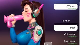 Overwatch Webcam - Part 5 - Diva Swallow Dildo By HentaiSexScenes