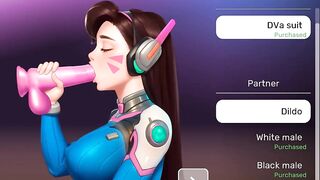 Overwatch Webcam - Part 5 - Diva Swallow Dildo By HentaiSexScenes