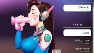 Overwatch Webcam - Part 5 - Diva Swallow Dildo By HentaiSexScenes