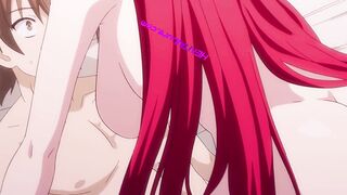 A Seductive Kiss for Issei Hyoudo | HENTAI UNCENSORED (Parody)