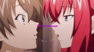 A Seductive Kiss for Issei Hyoudo | HENTAI UNCENSORED (Parody)