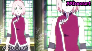 Haruno Sakura the else's slutty hot wife - Blowjob cum - Naruto hentai