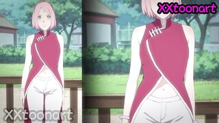 Haruno Sakura the else's slutty hot wife - Blowjob cum - Naruto hentai