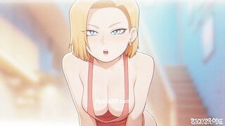 Android 18 Fulfilling His Mouth and Wish